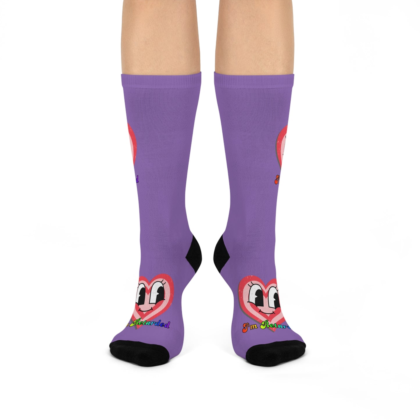 "I'm Retarded" - Cushioned Crew Socks