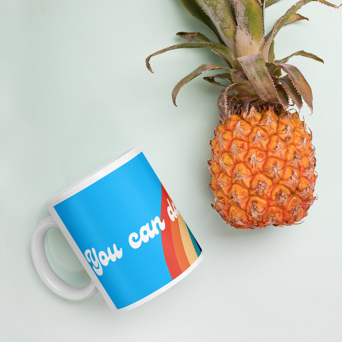 You Can Do Things! - Inspirational Rainbow Mug